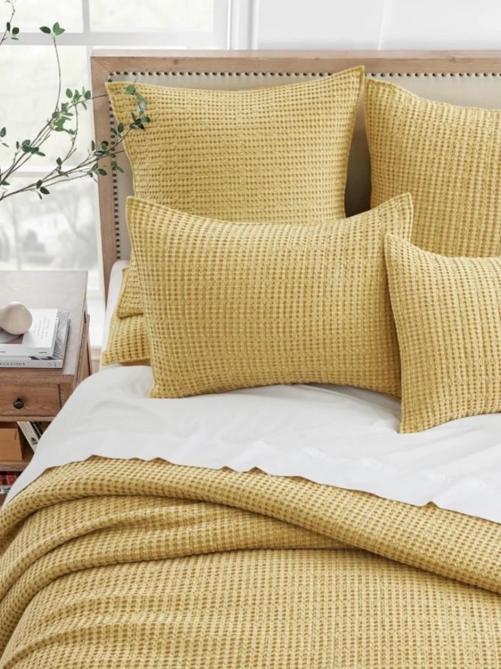 Levtex Home - Colección Mills Waffle Quilt Set 3 Piece KING 106x92 inches